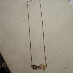 Emily Nameplate Necklace